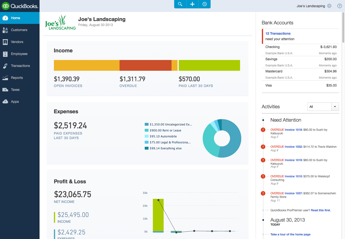 Quickbooks-online-screenshot - API Nation