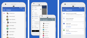 Google Contacts Scheenshots