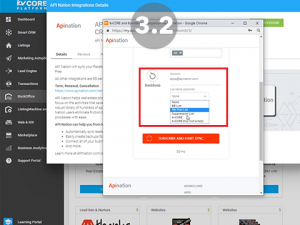 kvcore to bombbomb integration set up step 3