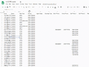 create a chart in kvcore