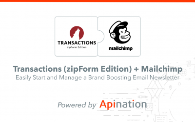 How to Setup the Transactions (zipForm Edition) and Mailchimp Sync